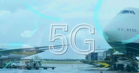 5G Technology Highlighting Air Travel Innovation