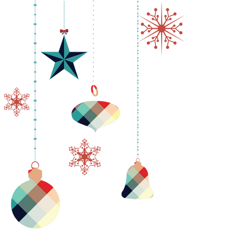 Colorful Christmas Decorations Hanging on Transparent Background - Download Free Stock Videos Pikwizard.com