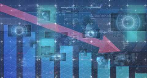 Financial Analysis with Futuristic Technology Interface