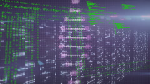 Digital DNA Helix Blending Biology and Technology Visuals