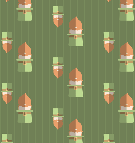 Seamless Transparent St. Patrick's Day Leprechaun Pattern PNG - Download Free Stock Videos Pikwizard.com