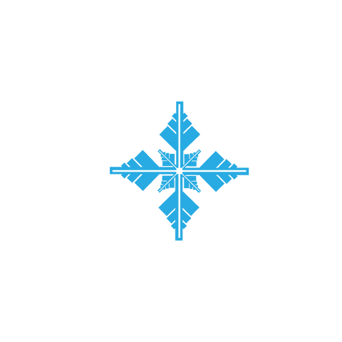 Intricate Blue Snowflake Digital Vector on Transparent Background - Download Free Stock Videos Pikwizard.com