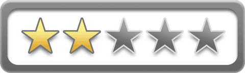 Transparent Two Star Rating Icon with Gold Stars - Download Free Stock Videos Pikwizard.com