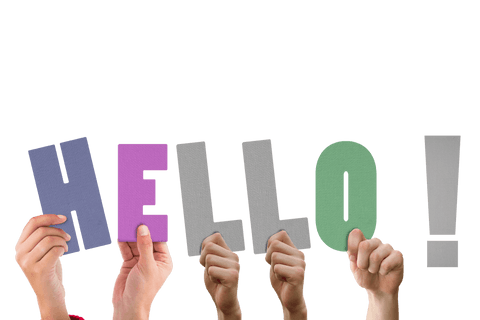 Hands Holding Alphabet Sign Spelling Transparent Hello - Download Free Stock Videos Pikwizard.com