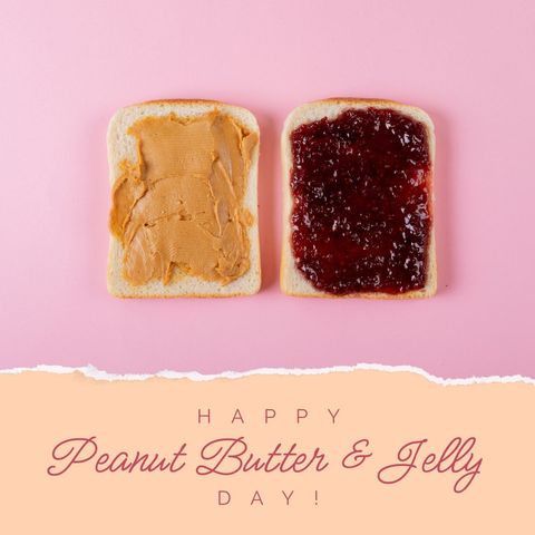 Celebrating National Peanut Butter & Jelly Day Breakfast Concept - Download Free Stock Templates Pikwizard.com