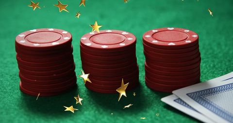 Gambling Concept with Casino Chips and Playing Cards - Download Free Stock Images Pikwizard.com