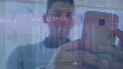 Digital Financial Data Overlaid on Smartphone Usage during COVID-19 Pandemic