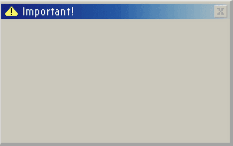 flat alert dialog with warning symbol and blue title bar - Download Free Stock Videos Pikwizard.com