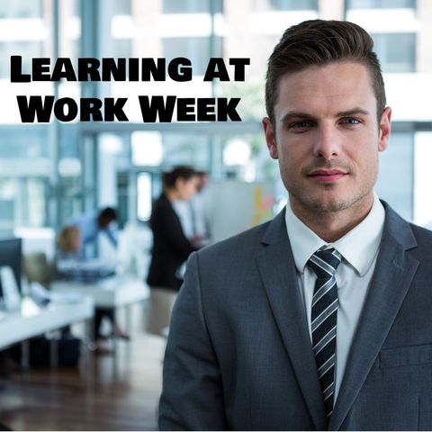 professional businessman in office promoting learning at work - Download Free Stock Templates Pikwizard.com