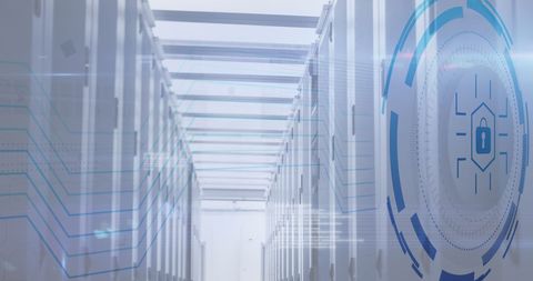 Cybersecurity Technology in Data Center Server Room - Download Free Stock Images Pikwizard.com