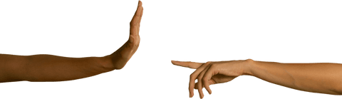 Transparent Interaction of Hands in Communication - Download Free Stock Videos Pikwizard.com