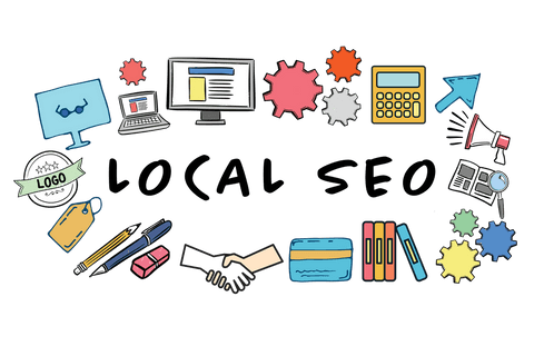 Digital SEO Illustration with Various Icons on Transparent Background - Download Free Stock Videos Pikwizard.com