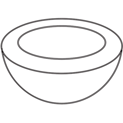 Black Abstract Bowl Shape on Transparent Background - Download Free Stock Videos Pikwizard.com