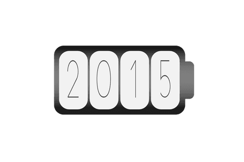 digital 2015 countdown display on transparent background - Download Free Stock Videos Pikwizard.com