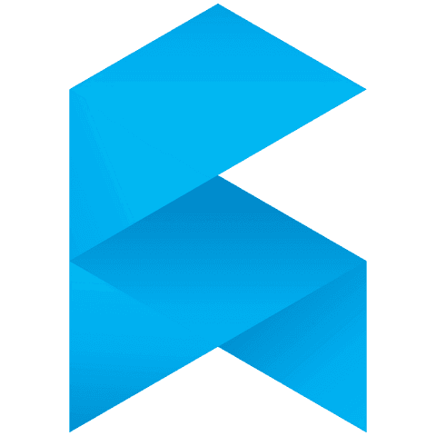 modern transparent abstract logo with blue angled shapes - Download Free Stock Videos Pikwizard.com