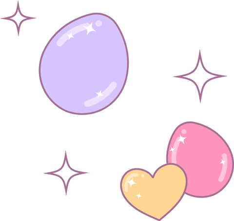 pastel shapes floating with transparent background and sparkling stars - Download Free Stock Videos Pikwizard.com