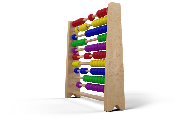 Transparent Background Colorful Wooden Abacus Toy for Kids - Download Free Stock Videos Pikwizard.com