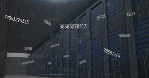Futuristic Digital Data Flow in Modern Server Room - Download Free Stock Images Pikwizard.com
