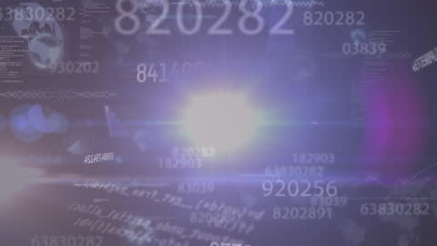 Digital Data Processing on Dynamic Light Background