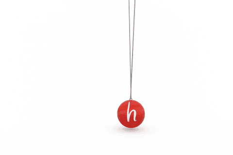 floating red ball with letter h on transparent background - Download Free Stock Videos Pikwizard.com