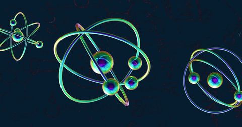 Abstract 3D Molecule Models on Dark Background - Download Free Stock Images Pikwizard.com