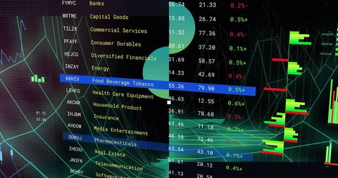 Digital Financial Data Processing and Analysis - Download Free Stock Images Pikwizard.com