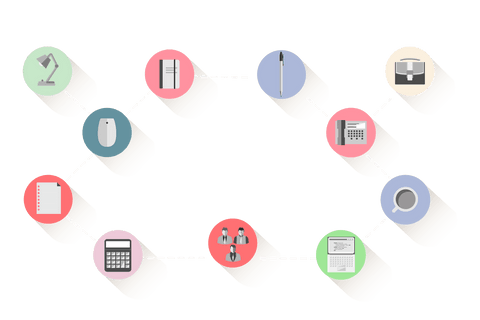 Illustration of Network Symbols on Transparent Background - Download Free Stock Videos Pikwizard.com