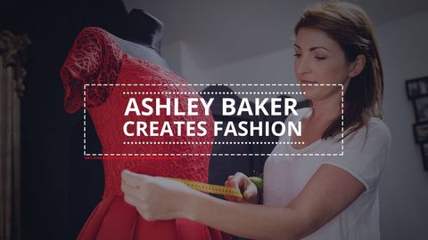 fashion designer measuring elegant red dress on mannequin - Download Free Stock Templates Pikwizard.com