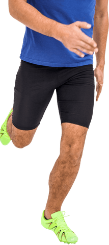 Transparent Image of Man Rushing in Colorful Sporty Attire - Download Free Stock Videos Pikwizard.com