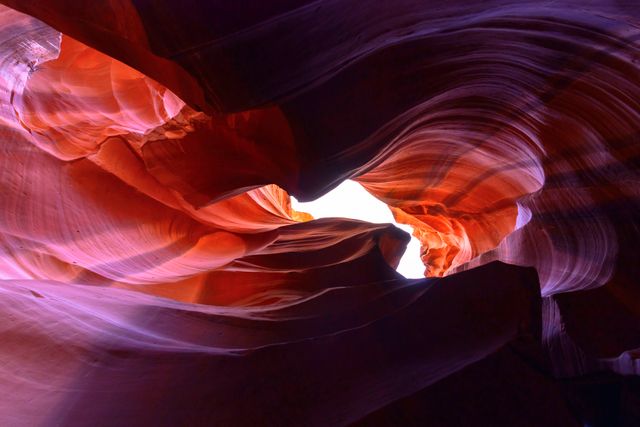 Sunlight Breaking Through Antelope Canyon - Download Free Stock Photos Pikwizard.com