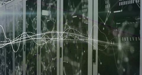 Global Data Processing and Connectivity in Modern Server Room - Download Free Stock Images Pikwizard.com
