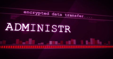 Cybersecurity Analysis with Encrypted Data Transfer Visualization - Download Free Stock Images Pikwizard.com