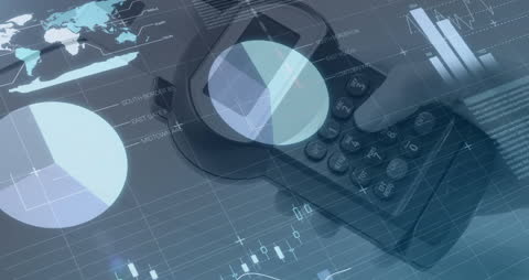 Abstract Financial Data and Contactless Payment Terminal