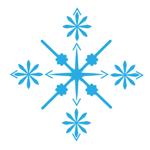 Delicate Transparent Blue Snowflake Illustration - Download Free Stock Videos Pikwizard.com