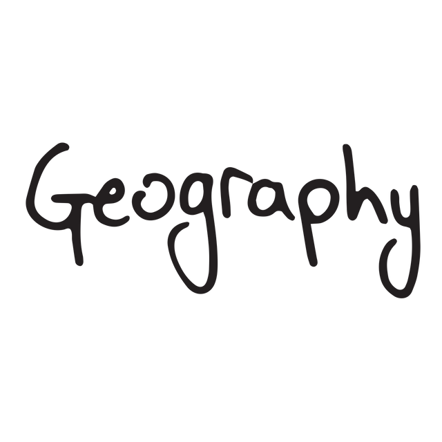 Geography Text Illustration Transparent Background for Education Design - Download Free Stock Videos Pikwizard.com