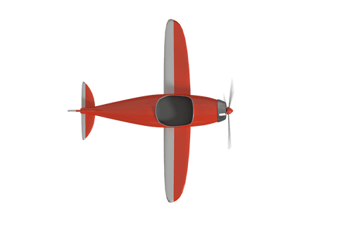 red and white airplane on transparent background vector illustration - Download Free Stock Videos Pikwizard.com
