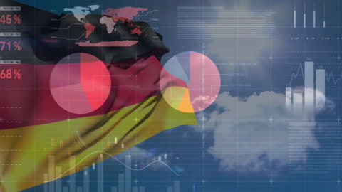 Dynamic Financial Data Analytics on Germany's Flag