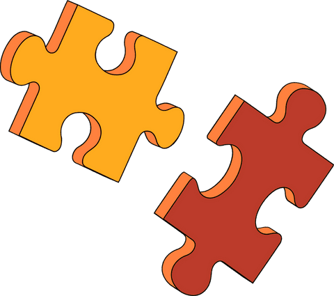 Floating Transparent Isometric Puzzle Pieces in Minimalist Design - Download Free Stock Videos Pikwizard.com