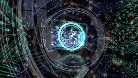 3D Animation of Motherboard with Countdown Timer