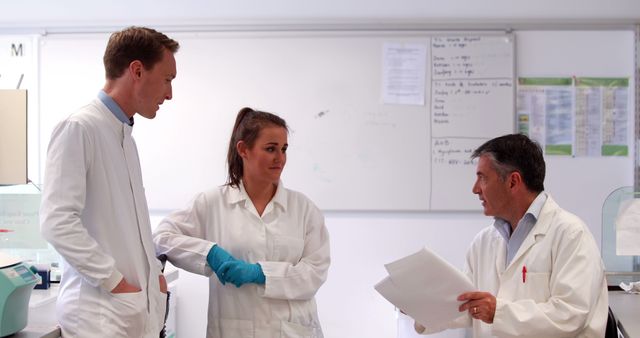 Medical Researchers Collaborating in Laboratory - Download Free Stock Images Pikwizard.com
