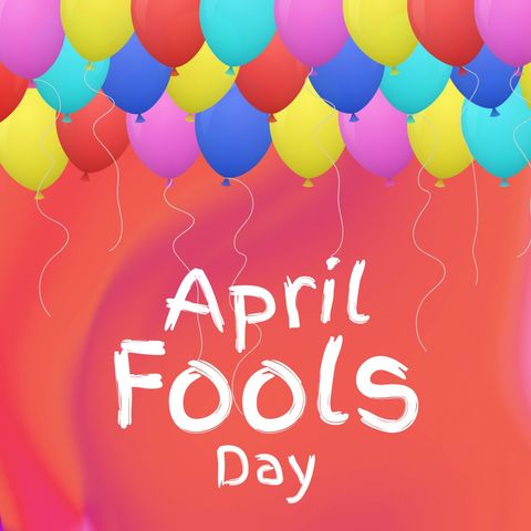 colorful balloons celebrating april fools day - Download Free Stock Templates Pikwizard.com