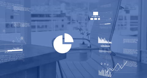 Financial Data Interface in Modern Office