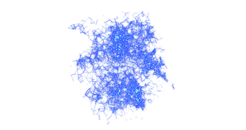 Abstract Luminescent Blue Splash on Transparent Background - Download Free Stock Videos Pikwizard.com