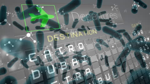 Invisible Threats Over Beirut Departure Terminal Display