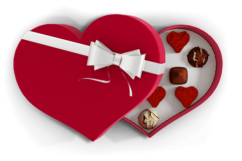 transparent heart-shaped box of chocolates display - Download Free Stock Videos Pikwizard.com