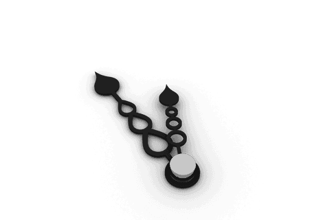 transparent clock hands vector on white background - Download Free Stock Videos Pikwizard.com