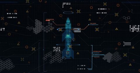 Futuristic Human Anatomy with Digital Interface - Download Free Stock Images Pikwizard.com