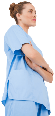 Transparent Confident Female Surgeon in Blue Scrubs - Download Free Stock Videos Pikwizard.com