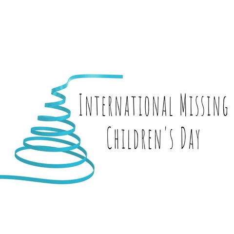 International Missing Children's Day Blue Ribbon Awareness - Download Free Stock Templates Pikwizard.com