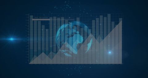 digital interface with global data processing concept - Download Free Stock Images Pikwizard.com